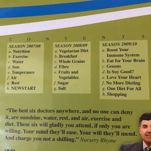 SALE!! Healthy eating and health dvd set 6 seasons - Picture 5 of 7